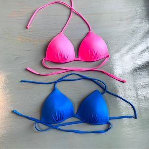 BUNDLE 2 push up swim bikini tops